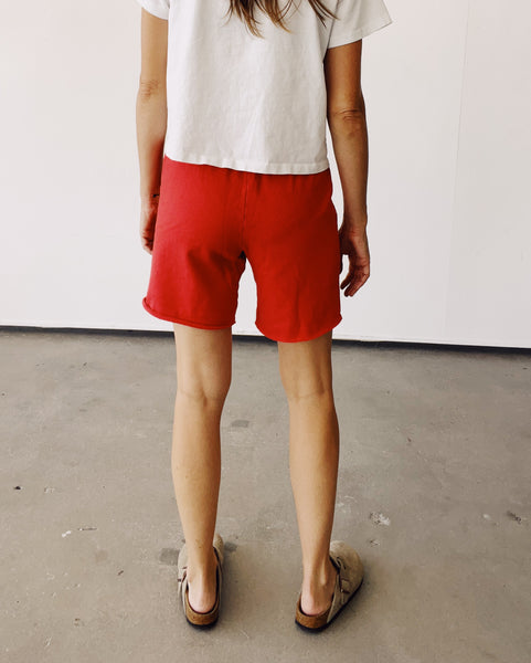 The Sweat Shorts Red