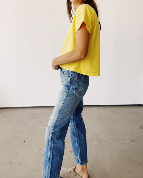 The Boxy Tee Yellow