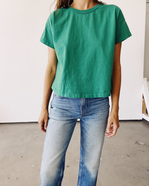 The Boxy Tee Green