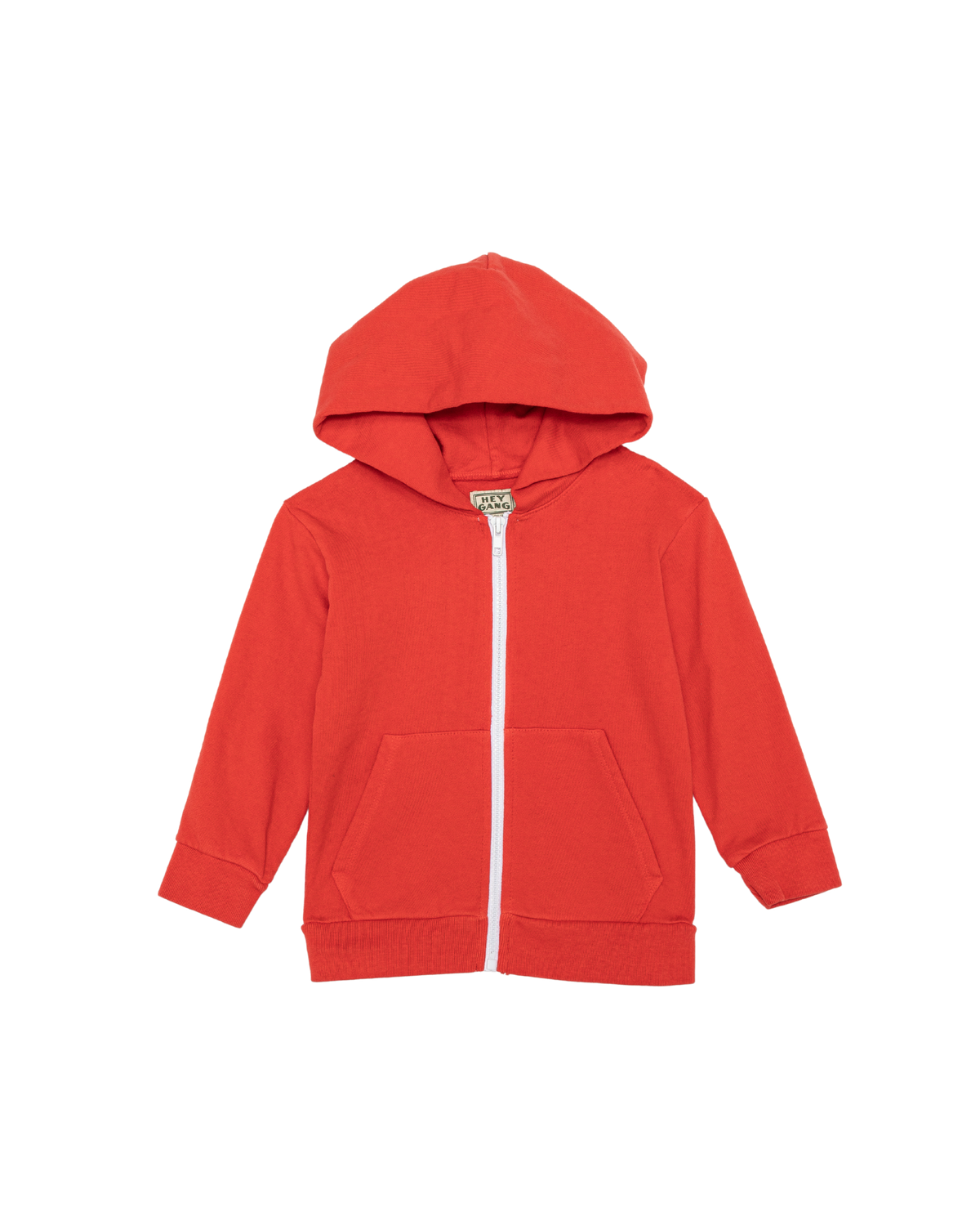 The Kids Zip Hoodie Red