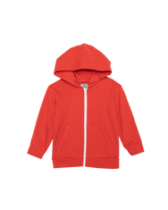 The Kids Zip Hoodie Red