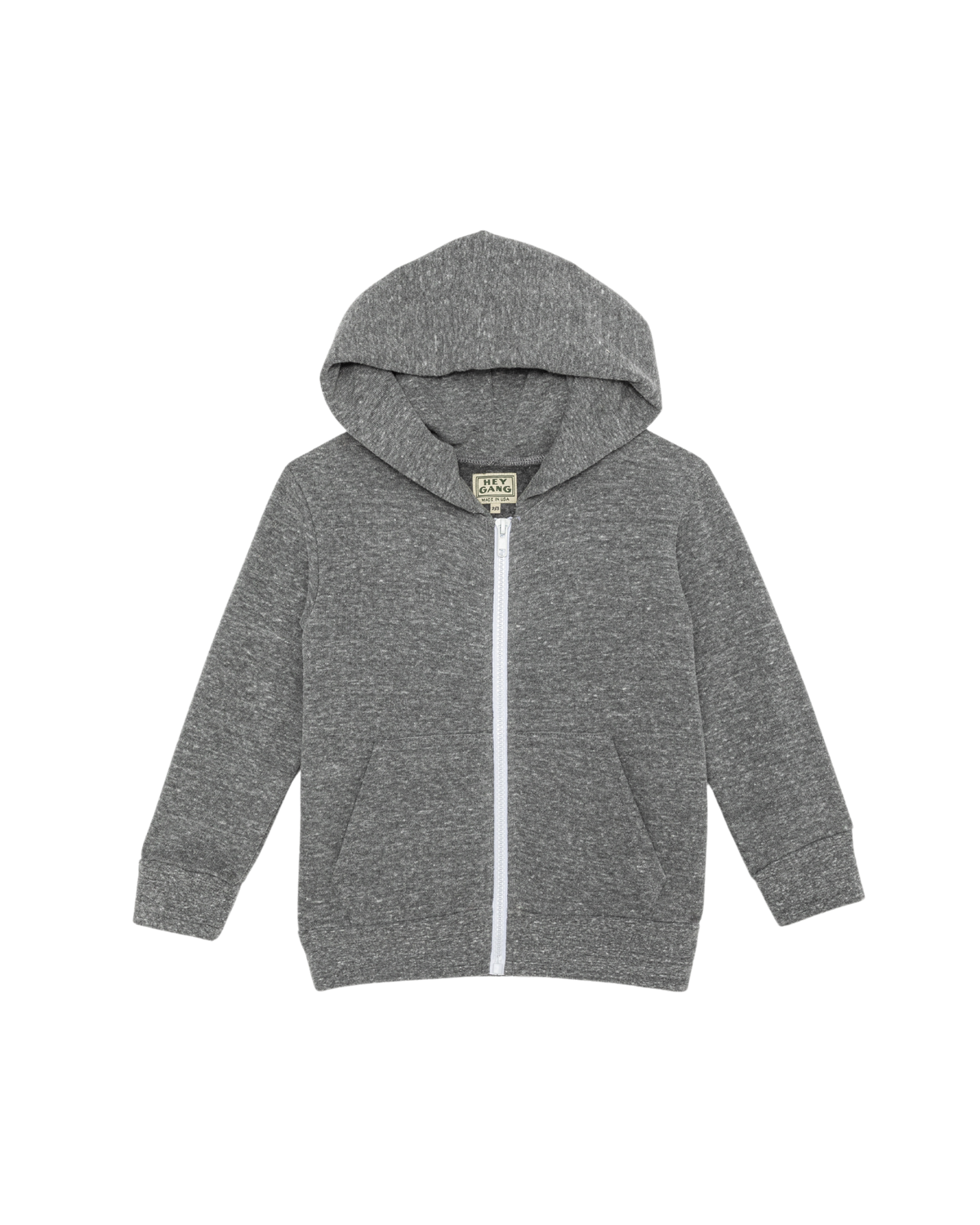 The Kids Zip Hoodie P.E. Grey