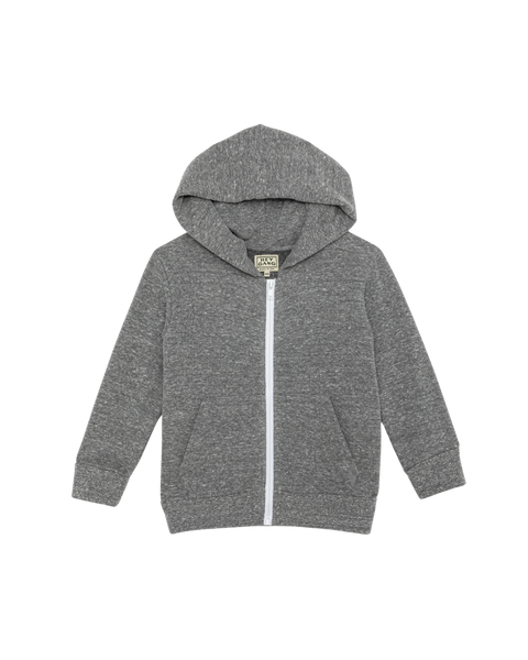 The Kids Zip Hoodie P.E. Grey