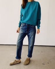 The Boxy Sweatshirt Teal