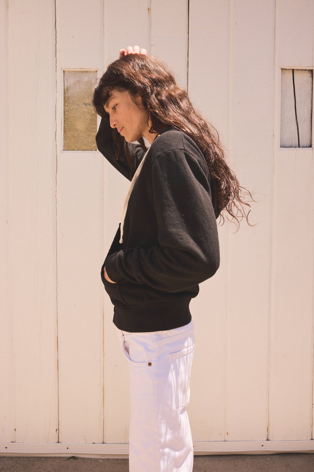 The Zip Hoodie Black