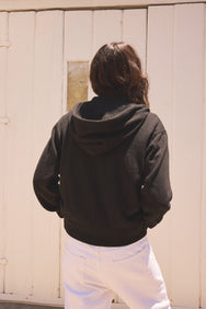 The Zip Hoodie Black