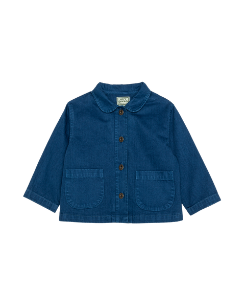 The Chore Coat French Blue Herringbone