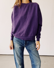 The Boxy Sweatshirt Plum