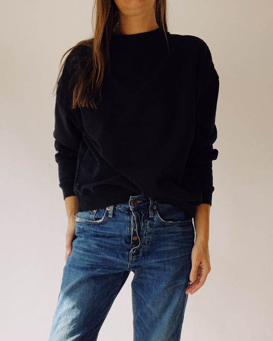 The Boxy Sweatshirt Black