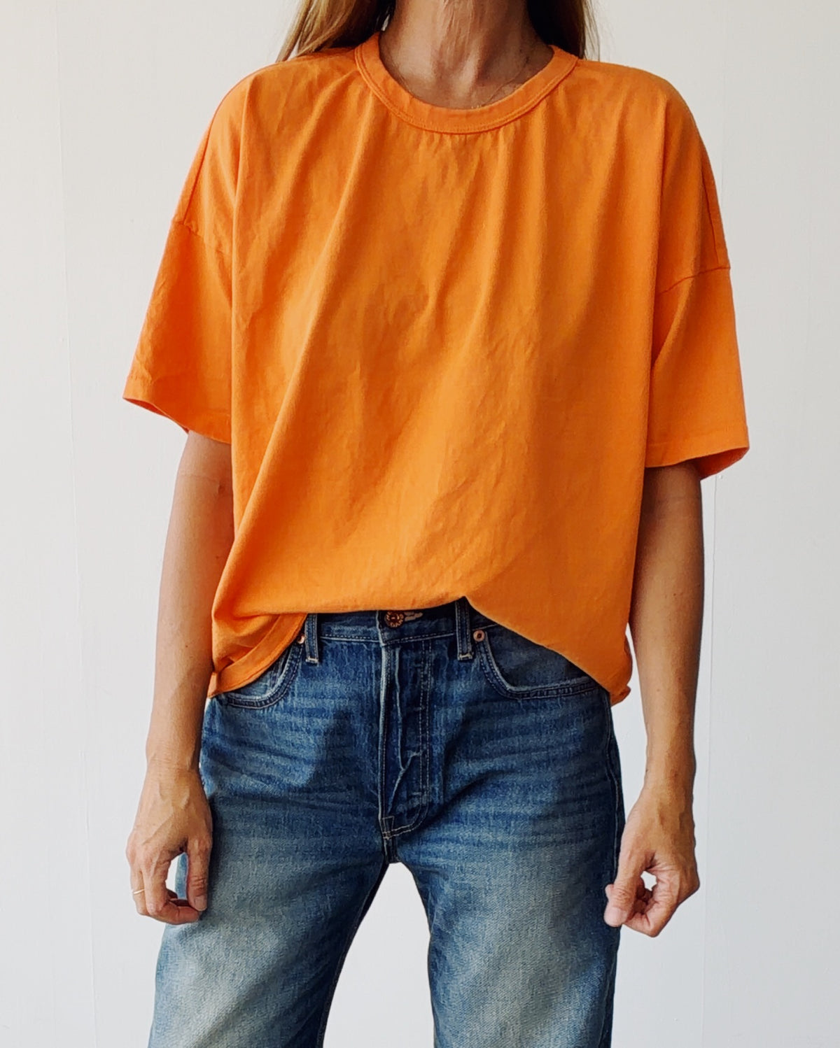 The Oversized Tee Tangerine