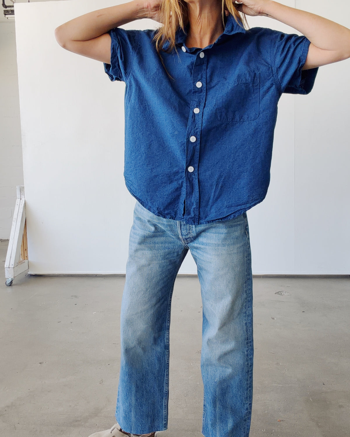 The Camp Shirt Indigo Chambray