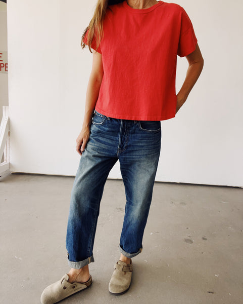 The Boxy Tee Red