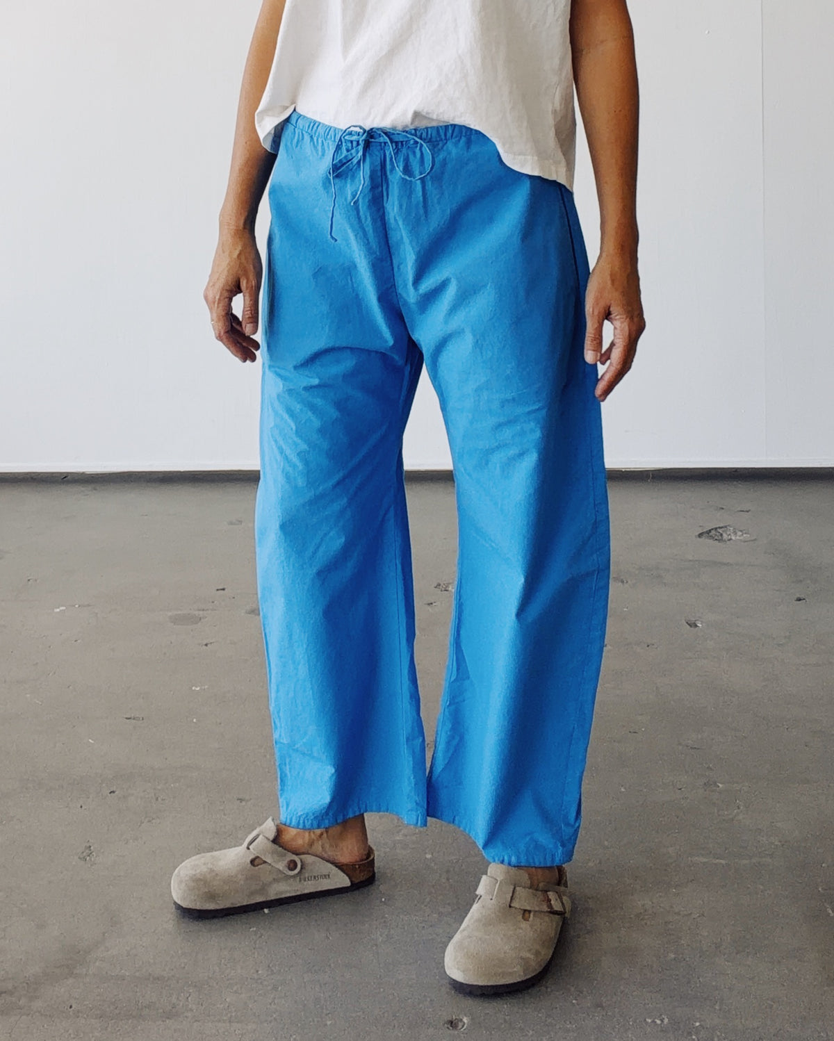 The Drawstring Pant Cerulean