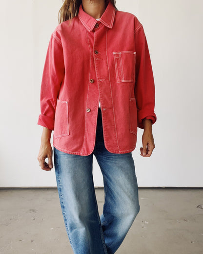 The Barn Coat Faded Red