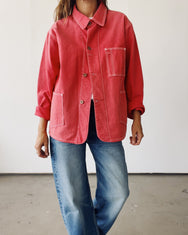 The Barn Coat Faded Red