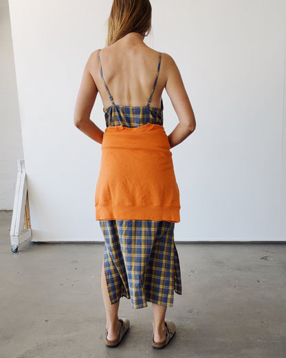 The Slip Dress Madras Plaid