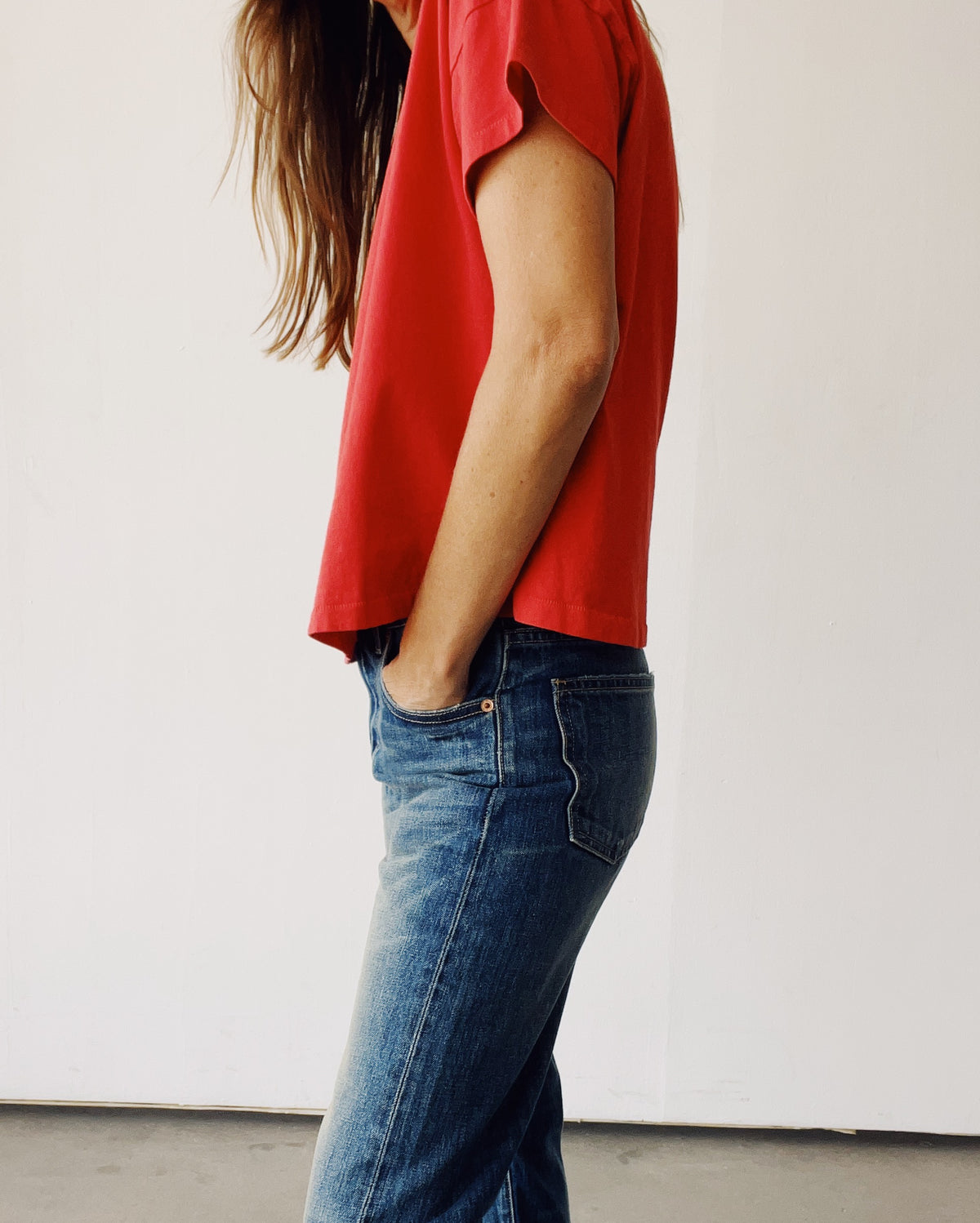 The Boxy Tee Red
