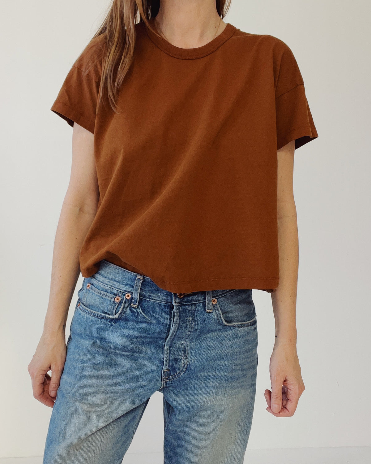 The Boxy Tee Cedar