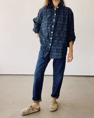 The Big Shirt Green Plaid
