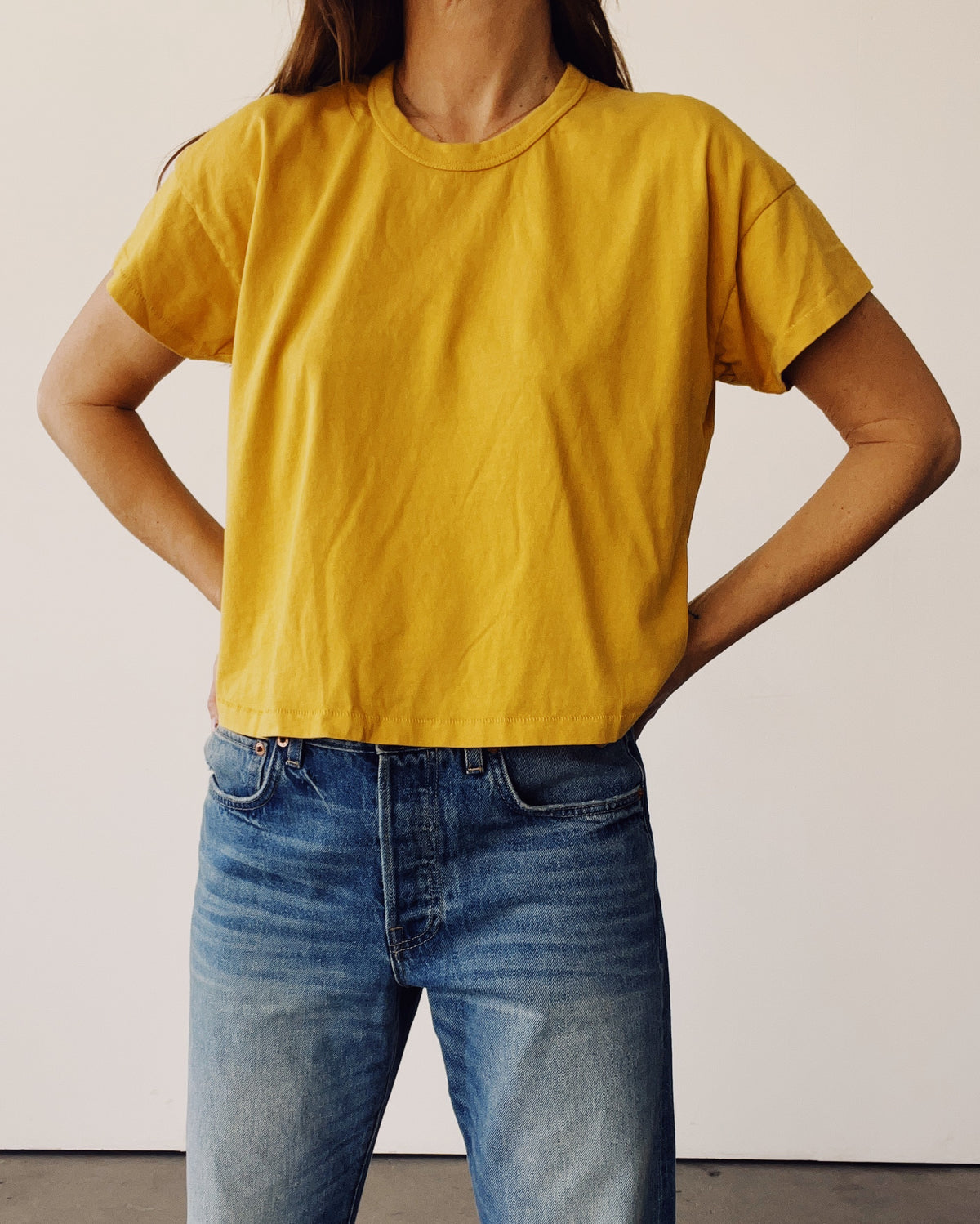 The Boxy Tee Goldenrod