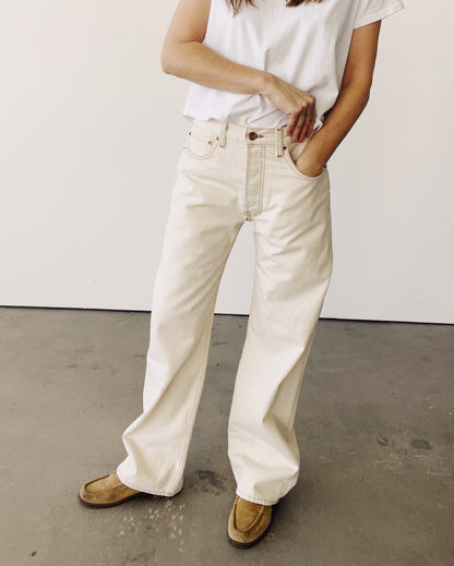 The Wide Slouch Ecru