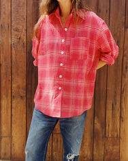 The Big Shirt Breezy Check Red