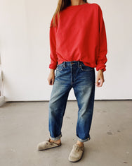The Boxy Sweatshirt Red