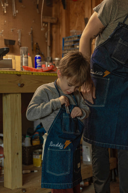 The Kids Denim Apron