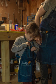 The Kids Denim Apron