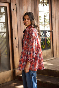 The Big Shirt Red Plaid