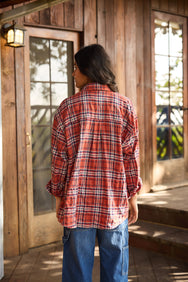 The Big Shirt Red Plaid