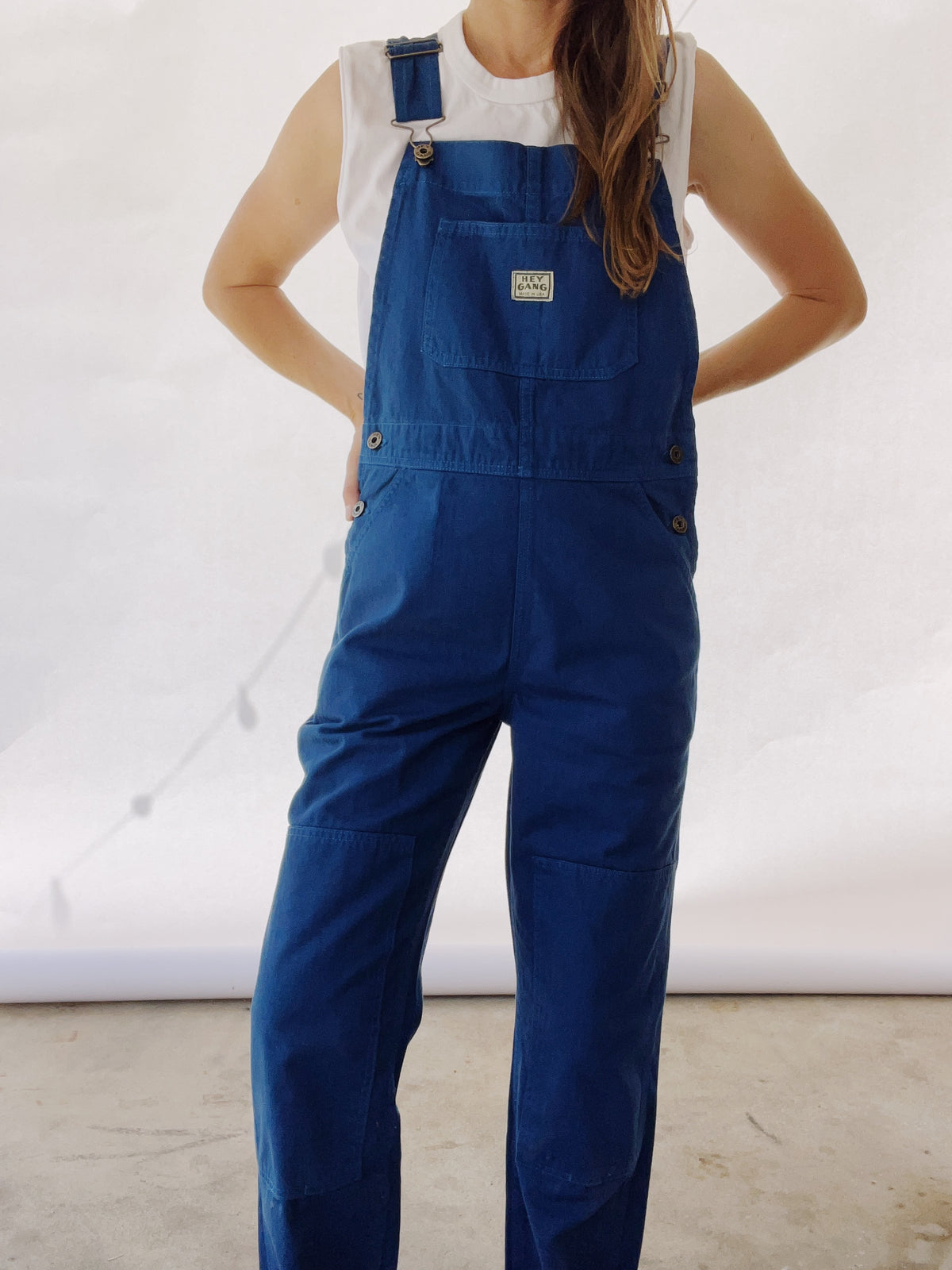 The Kneepatch Overalls French Blue