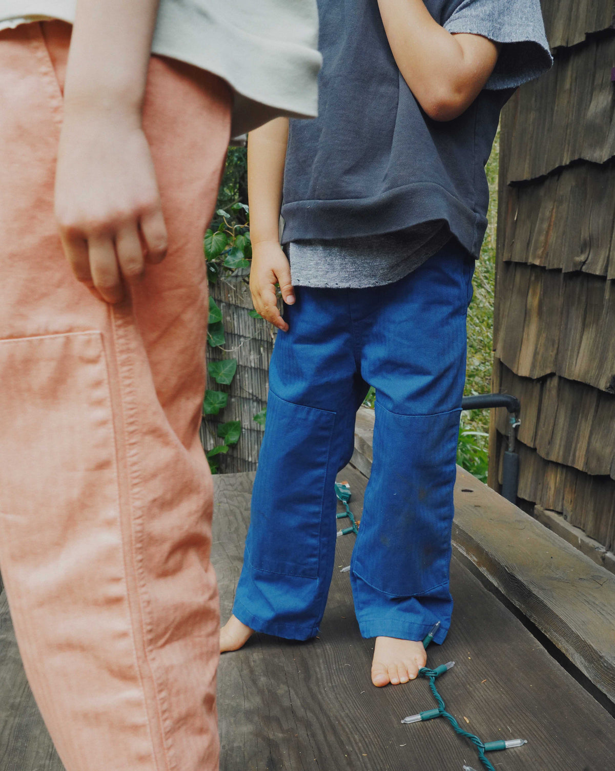 The Kids Chore Pants French Blue