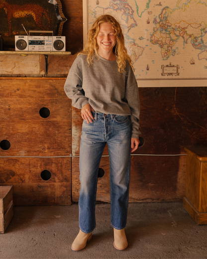 SS Boxy Sweatshirt P.E. Grey