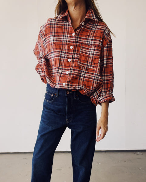The Big Shirt Red Plaid