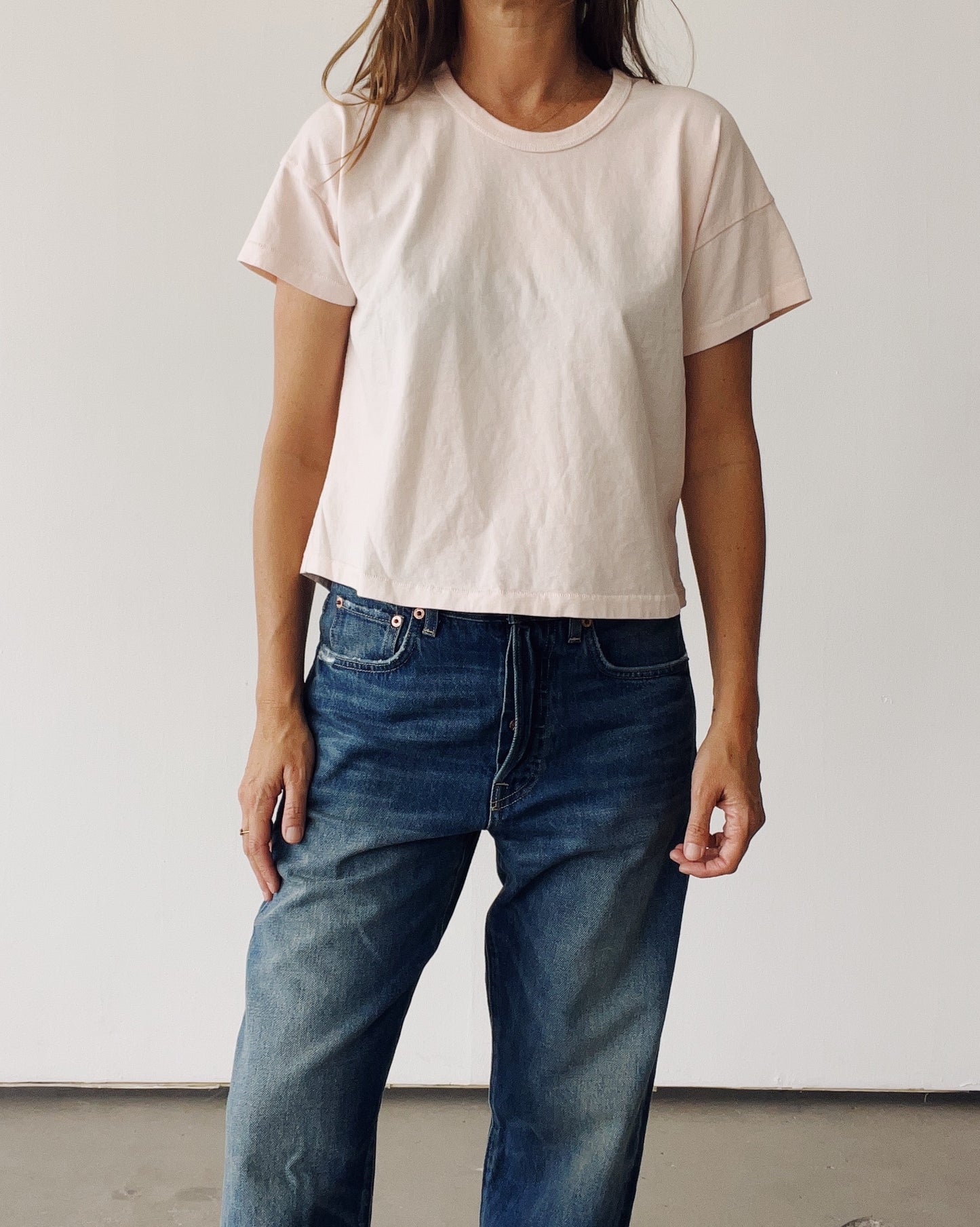The Boxy Tee Light Pink